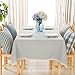 Produktbild LTCGDB Streifen Schlicht Minimalistisch Modern Restaurant Wohnzimmer Couchtisch Party Waschbar Picknick Hochzeit Tischdecke,LightBlue-140*220cm