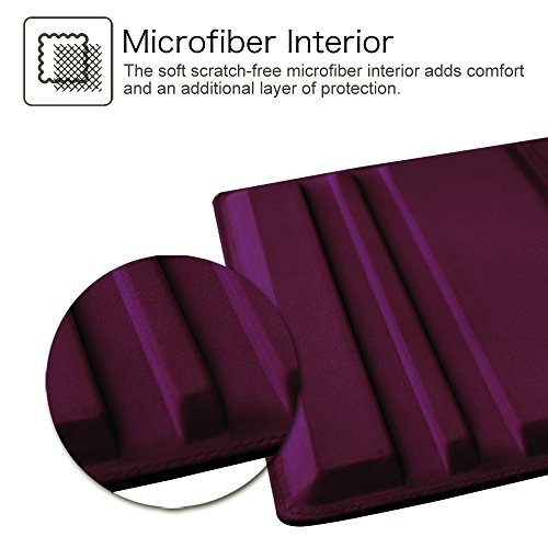 Fintie Samsung Galaxy Tab A 10.1 Hülle – 360° Drehbarer Stand Smart Cover Case Schutzhülle Tasche Etui mit Ständerfunktion Auto Schlaf / Wach Funktion für Samsung Galaxy Tab A 10,1 Zoll T580N / T585N Tablet (2016 Version), Lila - 4