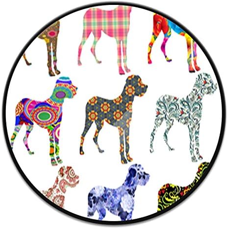 Weli Multi-Function Holder and Mount, Expanding Stand Grip Pop Mount Socket for Smartphones, iPhone and Tablets - Puzzle Dog