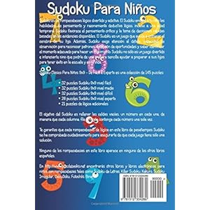Sudoku Clásico Para Niños 9x9 - De Fácil a Experto - Volumen 8 - 145 Puzzles: Volume 8 (Sudoku Para Niños)