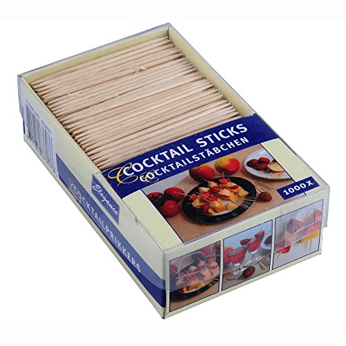 1000 x Zahnstocher Cocktailspieße 65 mm Holz