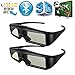 Produktbild 2 x G06-BT 3D Brille Aktive Shutter Bluetooth Smart Glasses für HD 3D TV Fernseher, ExquizOn, Wiederaufladbar, Sony/Panasionic/Sharp/Toshiba/Mitsubishi/Samsung (Doppelpack)