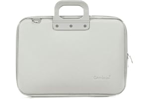 Bombata Classic - Mallette pour ordinateur portable - Sac à bandoulière - Grigio 15.6"-16"
