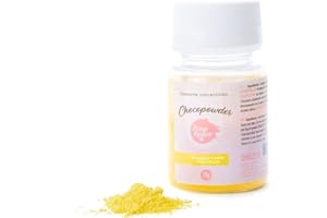 Past Kolor - Colorante en Polvo Chocopowder - Colorante Comestible para Chocolate - Ideal para Repostería, Decoración de Pasteles y Tartas - 10 G (AMARILLO)