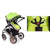 HABI Wasserdichtes Baby Kinderwagen Buggy Kinderwagen atmungsaktiv Autositz Kinderwagen Baumwolle Pad Wildlederimitat Kissen Pad 81 x 34,5/81 x 34,5 cm mit 5 Farben - 3