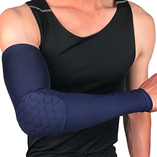 Baijiaye Cellular Collision Avoidance Compression UV Protections Elbow Pads Brace &amp; Support Sleeve Guard Baselayer Arm Protection (Sold Single)