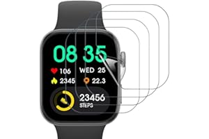 Rcokas [4 Stück Schutzfolie für Huawei Watch Fit 3 Displayschutz Huawei Watch Fit 3 Folie [Huawei Watch Fit 3 HD Displayschutzfolie][Soft TPU], für Schutzfolie Huawei Watch Fit 3 Panzerglasfolie