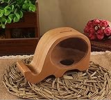Spardose Sparbüchse Sparschwein Elefant aus Holz für Kinder (Mädchen und Jungen) und Erwachsene mit Verschluss und transparenten Fenster ;Geschenk für Weihnachten, Geburtstag, Hochzeit, Taufe - 5
