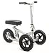 Produktbild kneerover Pro All Terrain, Knie Walker Aluminium Scooter mit Heavy Duty Stoßdämpfer – Silber CE zertifiziert
