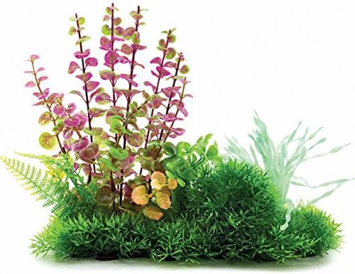 Hikoven Plastic Plants L700 Series (L706) Artificial Decoration For Fish Tank Ornament Fake Underwater Decor Lifelike Aquatic Grass