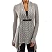 Produktbild Sannysis Frauen Langarm Pullover Gestrickt Strickjacke Cardigan Outwear (L, Grua)