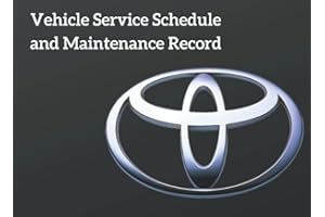 Vehicle Service Schedule and Maintenance Record: Replacement Service History Book