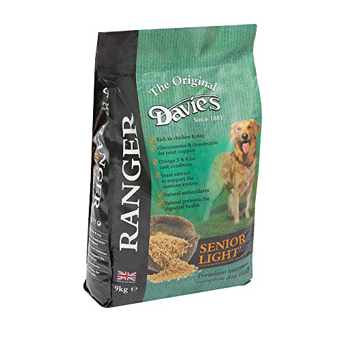 Preisvergleich Produktbild Davies Ranger Senior Licht Hähnchen trocken Hundefutter 9 kg