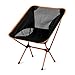 Produktbild Kompakter Klappstuhl mit Tragetasche - Leichter, faltbarer Camping-Stuhl, hält bis zu99 kg, für Camping, Picknick, Angeln, Wandern, Reisen, usw., Orange