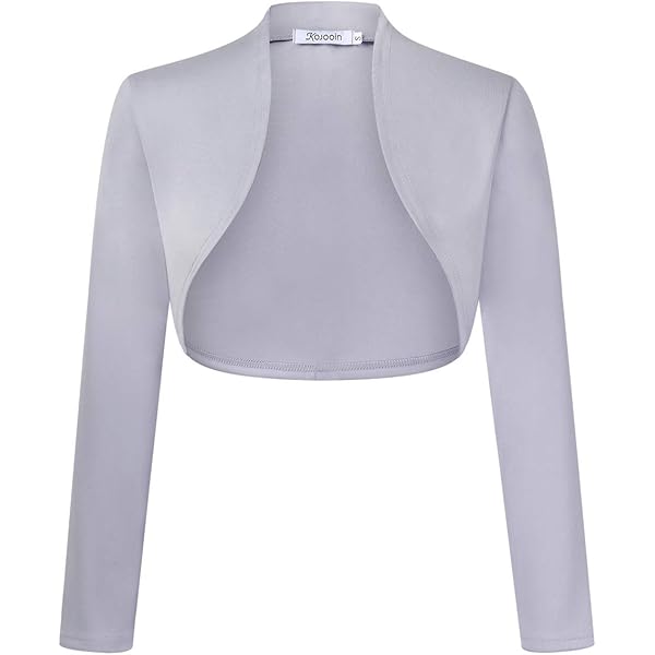 Allegra K Bolero van chiffon voor dames, kort gebreid vest met ruches