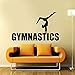Produktbild WWYJN Female Gymnast Jumping Wall Sticker Gymnastics Dancing Wall Decal Sports Decor  79x52cm