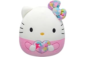 Squishmallows Original Sanrio 8-Inch Starshine Hello Kitty Holding Rainbow Heart – Official Jazwares Plush (Little)