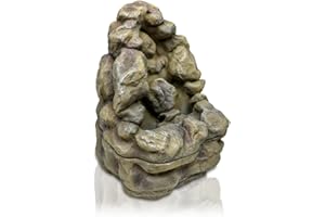 Swell Reptiles Pebble Waterfall Reptile Water Bowl and Vivarium Decoration