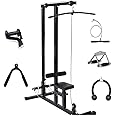 HASHTAG FITNESS Dynamic high LAT pulldown Machine with Accessories for Exercise and Fitness
