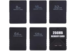 fosa Playstation 2 Memory Card, 8M-256M Scheda di memoria ad alta velocità per Sony PlayStation 2 PS2 Console Giochi Accessori(256M)