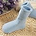 Waboats Winter Thick Cotton Terry Baby in Tube Socks Light Grey S