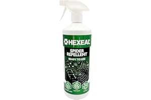 Hexeal Spider Repellent 1L – 1L Spray Bottle of Peppermint Spider Repellent – Safe & Effective Formula for Home, Garden & Outdoors – Non-Toxic, Chemical Free & Ready to Use