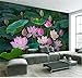 Produktbild Abihua Wandbilder Benutzerdefinierte 3D Foto Tapete Wohnzimmer Wandbild Lotus Blume See Fotografie Malerei Tv Hintergrundbild Für Die Wand 3D 250Cm X 160Cm