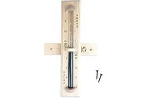‎SUDOREWELL SudoreWell® Sauna Sanduhr Premium 15 Minuten aus Kiefernholz mit Bügel und schwarzem Sand