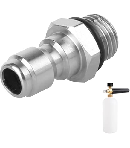 1/4 Inch Male Thread Quick Release Connector 14mm Adapter For Pressure Washer Sprayer Car Cleaning Tools-Connecting Snow Foam - View #10