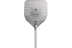 UNIVERS DU PRO Pelle à pizza Carrée Aluminium alimentaire 33x33 cm manche 1.5m Bellanapoli Qualité Professionnelle