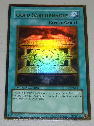 YuGiOh Gold Series 2 2009 Single Card Gold Sarcophagus GLD2-EN040 Gold Rare