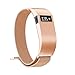 Produktbild Upxiang Uhrenarmband Milanese Magnetverschluss Edelstahlarmband mit Etui Herren Damen für Fitbit Charge HR (Roségold)