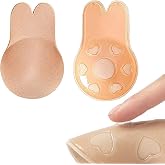 FIGIZA Ghost Bra Breast Lift Cream L Size | Self Adhesive, Reusable, Silicone Invisible Bra