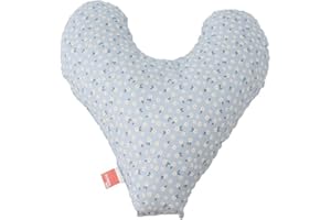 ‎POWER INN POWER INN Brustkissen Hope ca. 32x34cm | Herzkissen als Schmerzlinderung nach Mastektomie | weiches Unterarm- oder Achselkissen | 100% Baumwolle (Hellgrau)