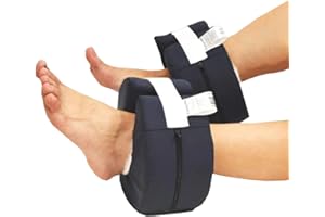 OrtoPrime PACK 2 Talonnières Anti-escarres Rondes Imperméables - Protecteurs de Talons Anti-escarres Réglable à l’Utilisateur - Coussins Anti-escarres Ergonomiques - Talons orthopédique pour Pieds