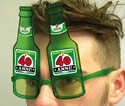 OCCHIALI PARTY 40 anni - accessori idea regalo 40° Compleanno