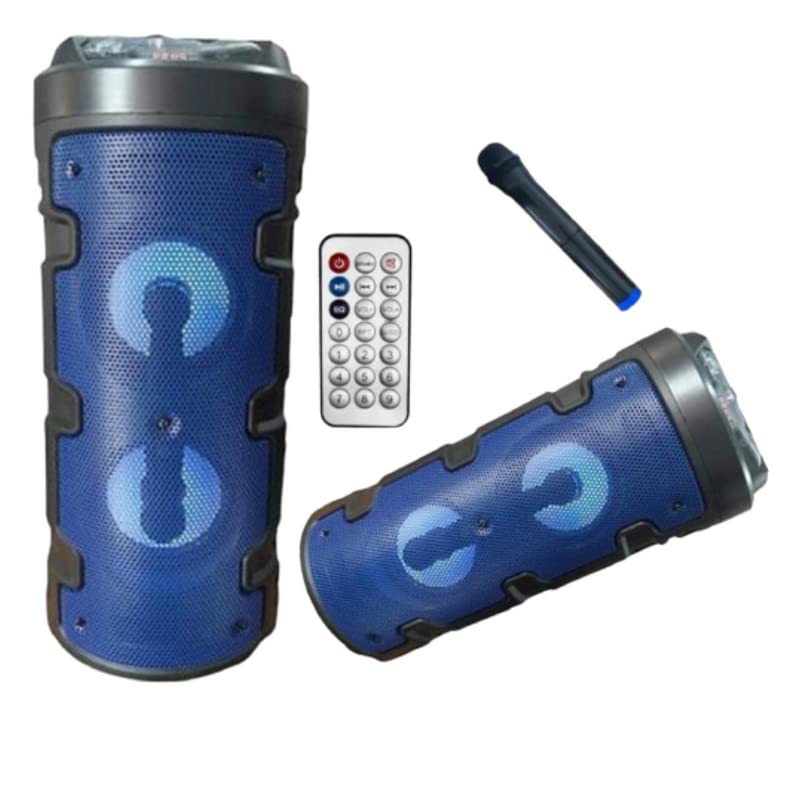 Drumstone (Season Sale with 10 Years Warranty) AD-887 Multifunction Portable Bluetooth Wireless Speaker with Mic for Calling Function, Smartphone Mobile Laptop (Assorted)