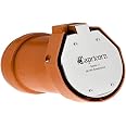 Clapet Anti-Retour Capricorn DN 110 - Acier Inox/PP - Pour Évacuation Eaux Usées - Certifié TÜV
