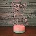 Produktbild BDQZ Neue Interessante 7 Farben Ändern Cartoon 3D LED Nachtlicht Schwein Modellierung USB Tischlampe Schlafzimmer Wohnkultur Reise Kinder Geschenk Spielzeug