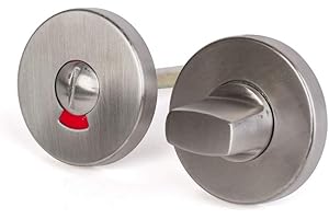 Paire de Rosaces KLOSE besser " ELSA"- Rondes Diam: 53 mm - A condamnation Avec Voyant -Inox 304