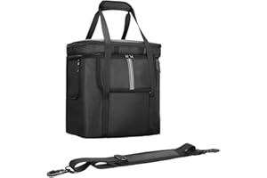 Cymwer Generator Carrying Case for BLUETTI, Portable Power Station AC180 Case Travel Carrying Bag Protective Case Waterproof Anti-Drop with Shoulder Strap & Handle