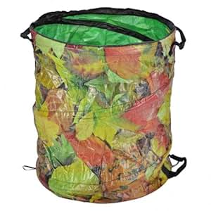 Gartensack 120l bedruckt Laubdekor Pop up Laubsack Gartenabfallsack