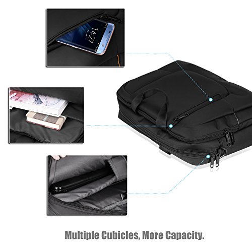 MoKo Laptoptaschen - Notebook Computer Messenger Bag Business Aktentasche wasserdicht Handtasche Tragetasche Koffer Sleeve f  r ACER  ASUS  HP  Samsun