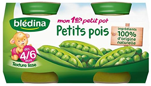 Book's Cover of Blédina Mon 1er Petit Pot Petits Pois 2x130 g  Lot de 6