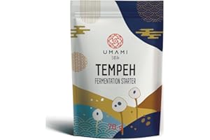 Healthy Mom, Tempeh Starter 70gr, Inoculo per la produzione di Tempeh, Prodotto in Indonesia