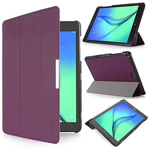 iHarbort® Samsung Galaxy Tab A 9.7 Hülle Case Tasche mit Standfunktion Auto Wake up Sleep PU Leder hüllen für Samsung Galaxy Tab A 9.7 (SM-P550 P555 T550 T555) Smart Cover mit Auto Sleep Wake up / Standfunktion (Galaxy Tab A 9.7, lila)