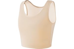 Jumwa Binder Binder Transgenre FTM Half Pull Débardeur Débardeur Soutien-gorge de compression pour les femmes