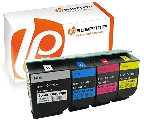 4 Toner kompatibel für Lexmark C540 C544 SET