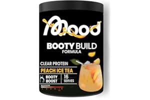 ‎B BODYGYM NUTRITION BOOTY Pump Booster - Gym Workout - Clear Protein - Protein Limo 400g Po Muskeln Aufbauen - ohne Zucker - Po Muskeltraining - Muscle Gain & Booty Growth