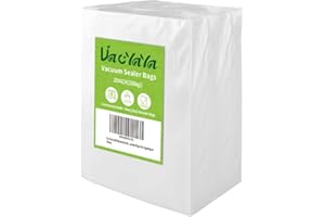‎VACYAYA VacYaYa 100 Beutel 28x40cm Vakuumier Beutel Vakuumbeutel für Lebensmittel,BPA-Frei Sous Vide Vakuumierbeutel für Vakuumierer und Folienschweißgeräte Geeignet